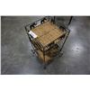 Image 7 : METAL AND WICKER ELEPHANT ORGANIZER