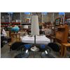 Image 4 : CHROME TABLE LAMP