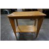 Image 2 : VINTAGE WOODEN 2 TIER END TABLE