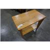 Image 3 : VINTAGE WOODEN 2 TIER END TABLE