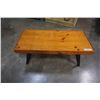 Image 1 : WOOD COFFEE TABLE