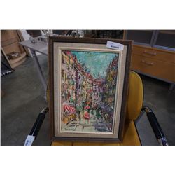 ORIGINAL PAINTING BY OTTO JEGODTKA MARCHE DE LA VIE