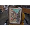 Image 1 : ORIGINAL PAINTING BY OTTO JEGODTKA MARCHE DE LA VIE
