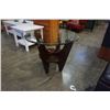 Image 3 : ROUND MODERN GLASSTOP ENDTABLE