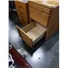 Image 2 : OAK FILING CABINET WITH KEYS