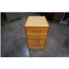 Image 1 : PINE 4 DRAWER STAND