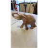 Image 2 : STONE ELEPHANT AND TABLE LAMP