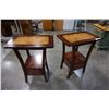Image 12 : PAIR OF 1 DRAWER NIGHTSTANDS