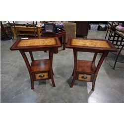 PAIR OF 1 DRAWER NIGHTSTANDS