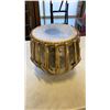 Image 1 : AFRICAN HAND HAMMERED METAL CASED DRUM