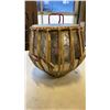 Image 2 : AFRICAN HAND HAMMERED METAL CASED DRUM