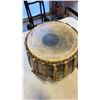 Image 3 : AFRICAN HAND HAMMERED METAL CASED DRUM