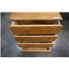 Image 7 : 4 DRAWER WOOD DRESSER