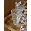 Image 4 : CRYSTAL VASES, CANDLESTICKS AND PITCHER