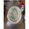Image 1 : OVAL FRINGED AREA RUG
