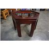 Image 2 : GLASSTOP HEXAGON ENDTABLE