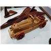 Image 3 : WOOD CAR, JET, BAROMETER AND PLAQUE