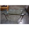 Image 1 : GLASSTOP SOFA TABLE