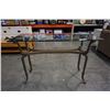 Image 2 : GLASSTOP SOFA TABLE