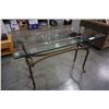 Image 3 : GLASSTOP SOFA TABLE