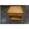 Image 1 : PINE 1 DRAWER NIGHTSTAND