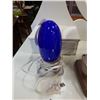 Image 2 : BLUE GLASS EGG LAMP