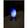 Image 3 : BLUE GLASS EGG LAMP