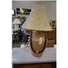 Image 2 : CERAMIC TABLE LAMP WITH ROPE ACCENTS