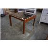 Image 2 : TEAK GLASSTOP COFFEE TABLE