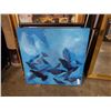 Image 1 : OIL ON CANVAS SPIRITUAL PIGEON