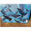 Image 2 : OIL ON CANVAS SPIRITUAL PIGEON