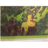 Image 3 : WHO ARE WE LEP BY VALERIE METZ 13/15 ETCHING LIME, GALLERY PRICE $600