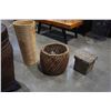 Image 3 : WICKER BASKET AND HAMPERS