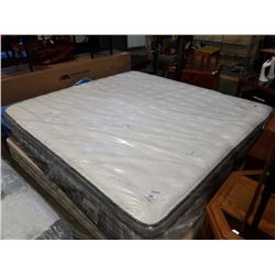 SEALY POSTER PEDIC ASTER KING SIZE EURO TOP MATTRESS FLOOR MODEL