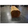 Image 7 : HAND CRAFTED WOOD BENCH - FOR OLYMPICS BURL ENDS - RETAIL $5000