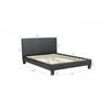 Image 3 : BRAND NEW QUEEN SIZE BLACK PLATFORM BEDFRAME - RETAIL $599