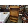 Image 2 : VINTAGE DROP FRONT DESK/STORAGE SHELF