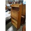 Image 3 : VINTAGE DROP FRONT DESK/STORAGE SHELF