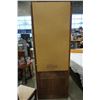 Image 9 : MIRRORED HALL STAND, WOOD WITH BRASS ACCENTS
