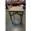 Image 8 : MARBLE TOP IRON BASE COFFEE AND END TABLE SET