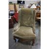 Image 1 : WILLIAM SWITZER LOUIS XV STYLE COUNTRY FRENCH WING CHAIR
