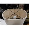 Image 3 : BRUSHED METAL TABLE LAMP WITH SEMI PRECIOUS STONE SCREEN