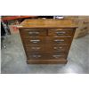 Image 1 : SOLID WOOD RANCH OAK 5 DRAWER DRESSER