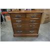 Image 2 : SOLID WOOD RANCH OAK 5 DRAWER DRESSER