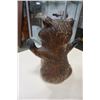 Image 9 : 3 PORCELAIN PLANTERS AND RACCOON FIGURE