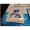Image 1 : BEN HOUSTIE SIGNED FIRST NATIONS PRINT KING FISHER