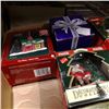 Image 3 : Box of Cocacola and english christmas ornaments