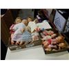 Image 1 : 2 TRAYS OF DOLLS