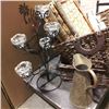 Image 3 : LOT OF WICKER BASKETS AND TEA LIGHT HOLDERS WITH CANDLE AND INSENCE