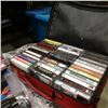 Image 2 : BOX OF CDS AND BAG OF RETRO CASSETTE TAPES